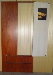 取付けタンス　U-154関東間　(3.5寸・4寸柱兼用)　鏡付