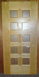 ドア(フラッシュ)ガラス入　NG-2S(85cm×181.8cm×厚3.3cm)