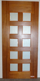 ドア(フラッシュ)ガラス入　NG-2T(85cm×181.8cm×厚3.3cm)